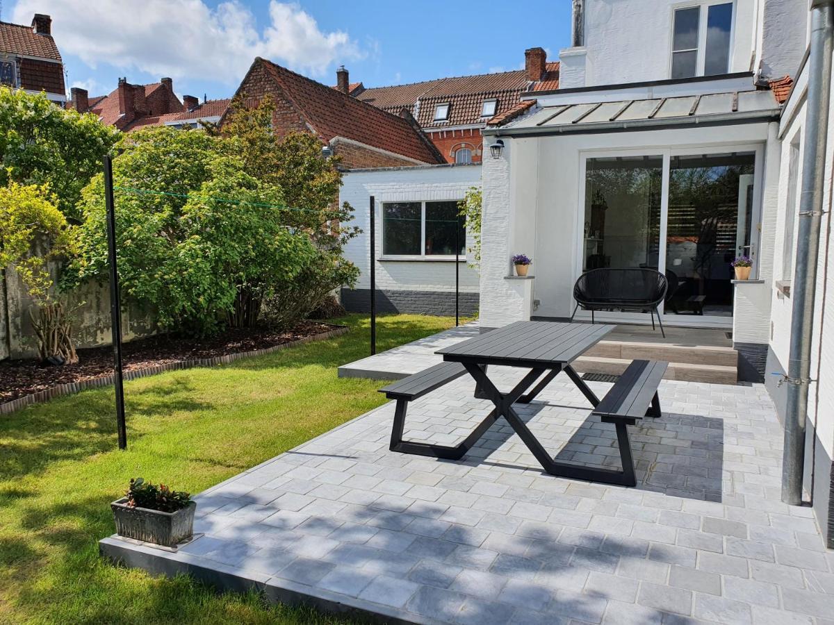 Trendy, Authentieke Woning Met Groot Terras En Tuin Villa Brugge Eksteriør bilde