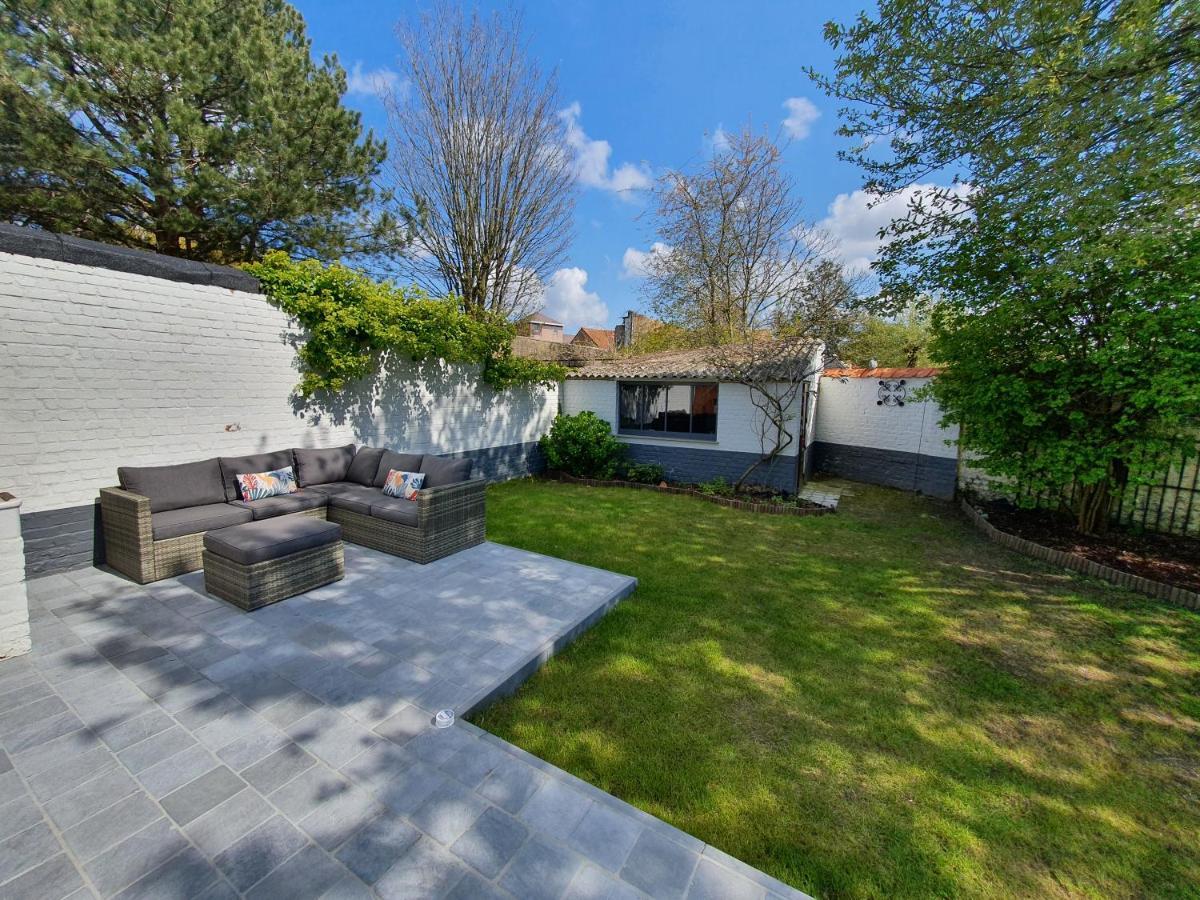 Trendy, Authentieke Woning Met Groot Terras En Tuin Villa Brugge Eksteriør bilde