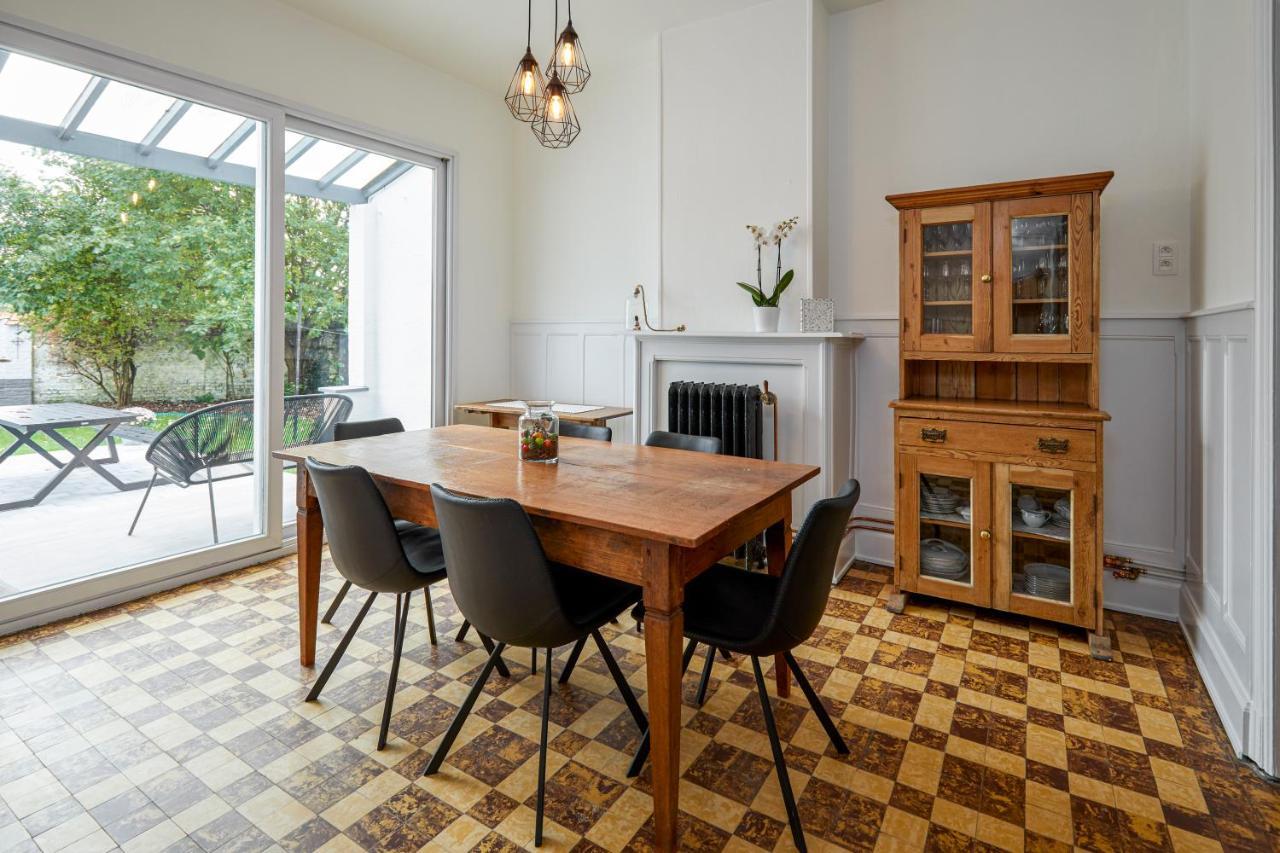 Trendy, Authentieke Woning Met Groot Terras En Tuin Villa Brugge Eksteriør bilde